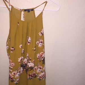 Yellow flower shirt